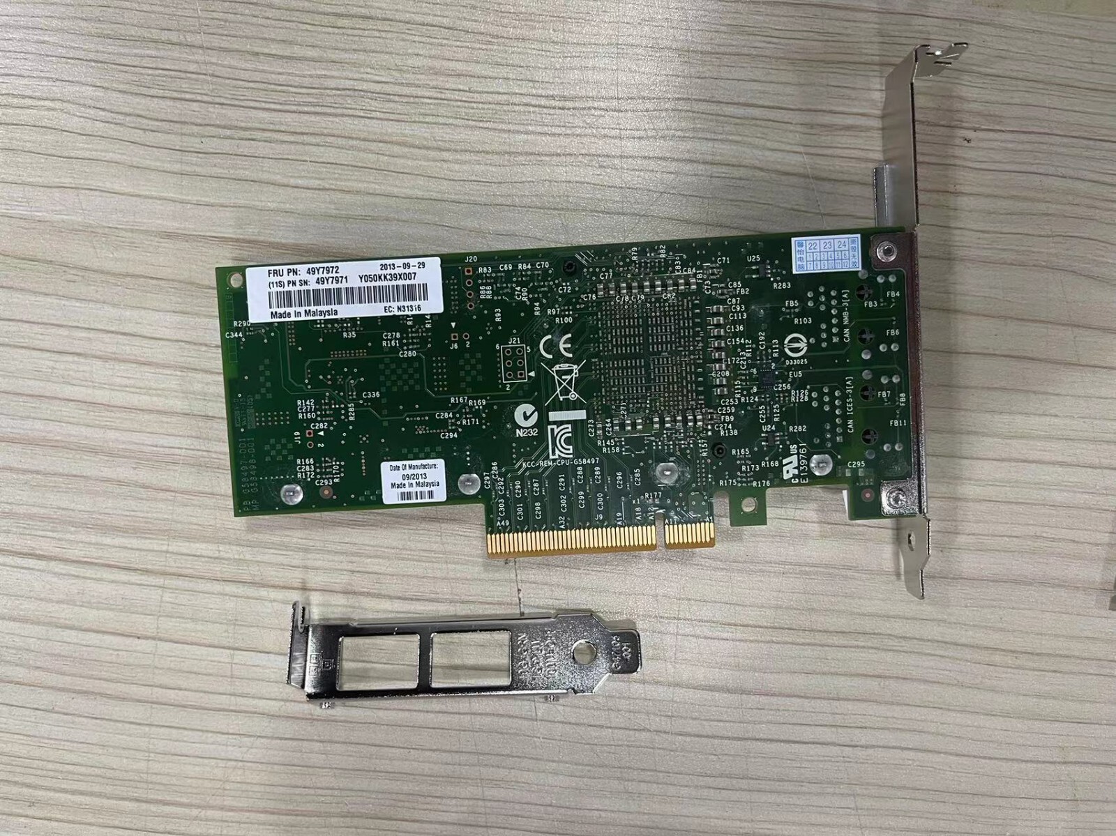 IBM 49Y7972 49Y7971 49Y7970 CONVERGED Dual Port 10G BaseT ADAPTER INTEL X540-T2