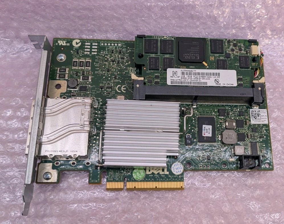 Dell PERC H800 6GB/S SAS Controller with 1GB Cache Full Height 5KYFR