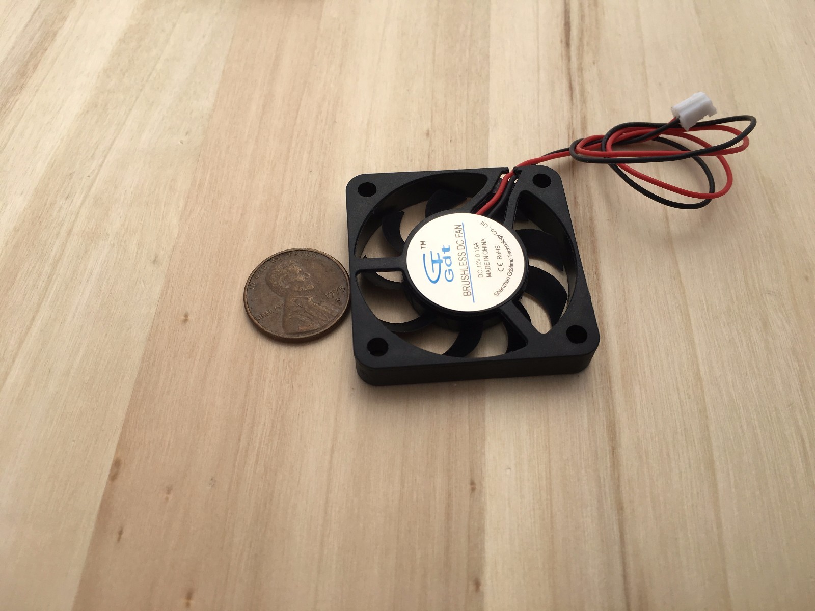 4 Pieces 12v 4007s Gdstime Computer 2pin 40x40x7mm DC Cooling Fan brushless C27