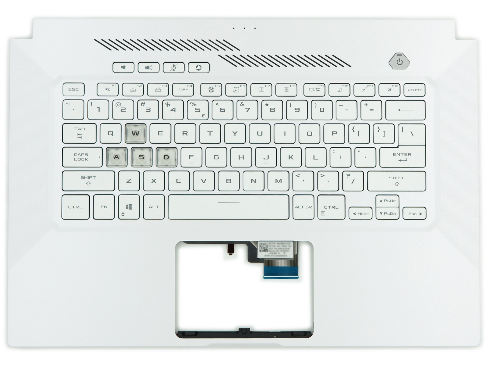 FOR Asus TUF Dash F15 FX516PM FX516PR Palmrest Keyboard LED US-International
