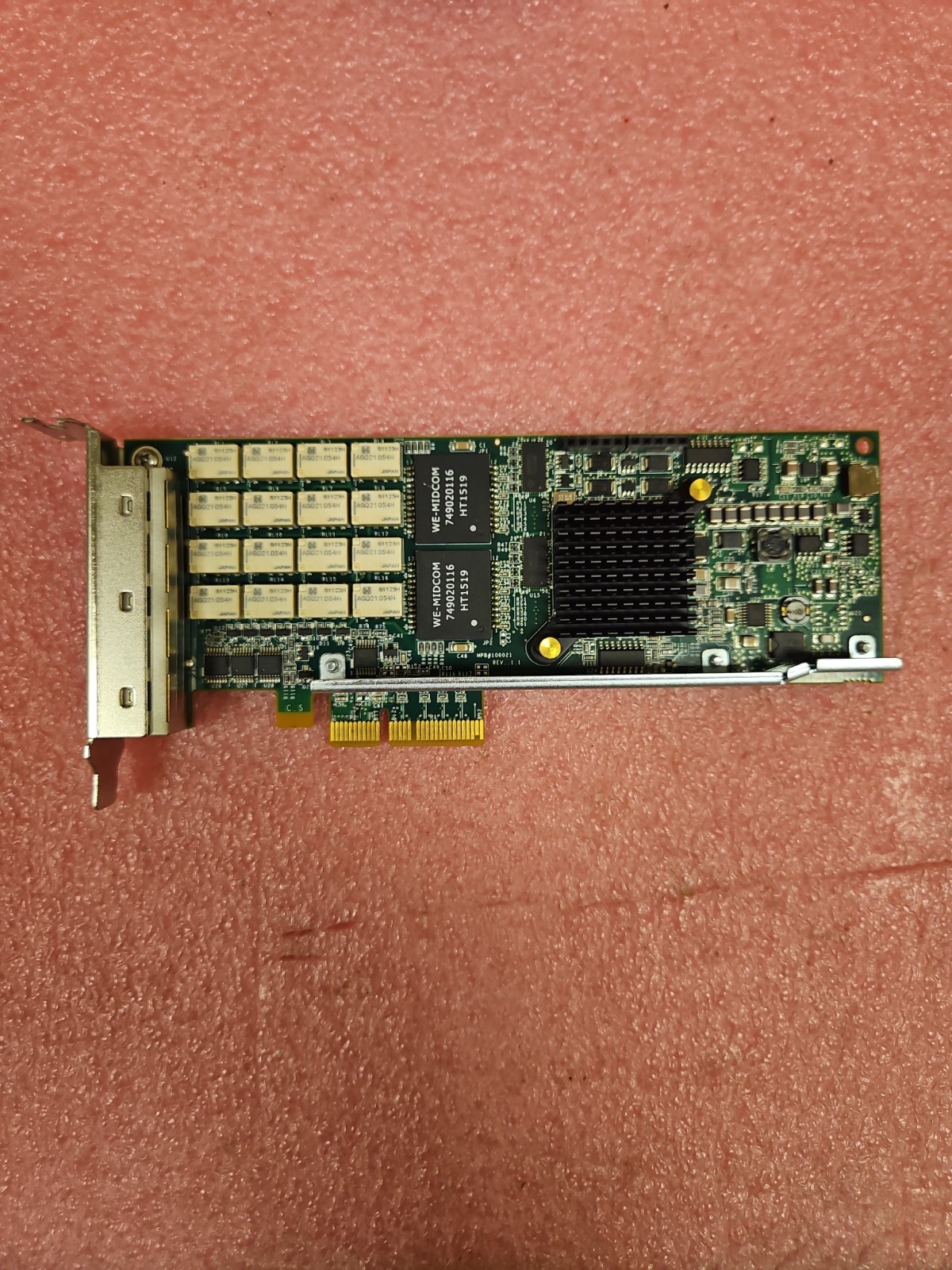 Silicom PE2G4BPI35LA-SD Quad Port PCI-E Copper Ethernet Bypass Card