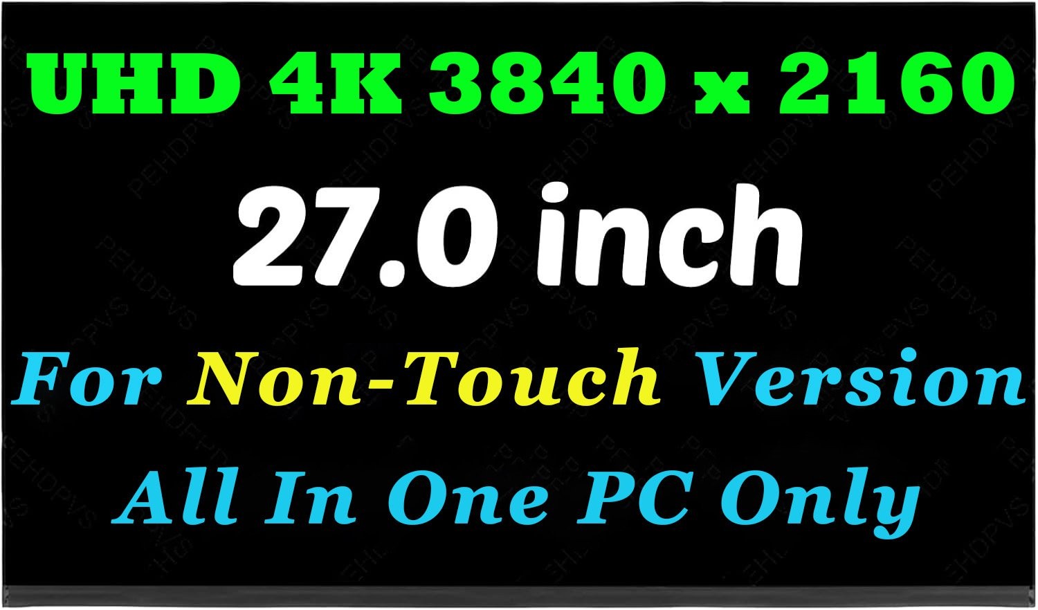 Genuine New 27″ 4K UHD All-in-One Non-Touch LCD Display Panel M270QAN06.3