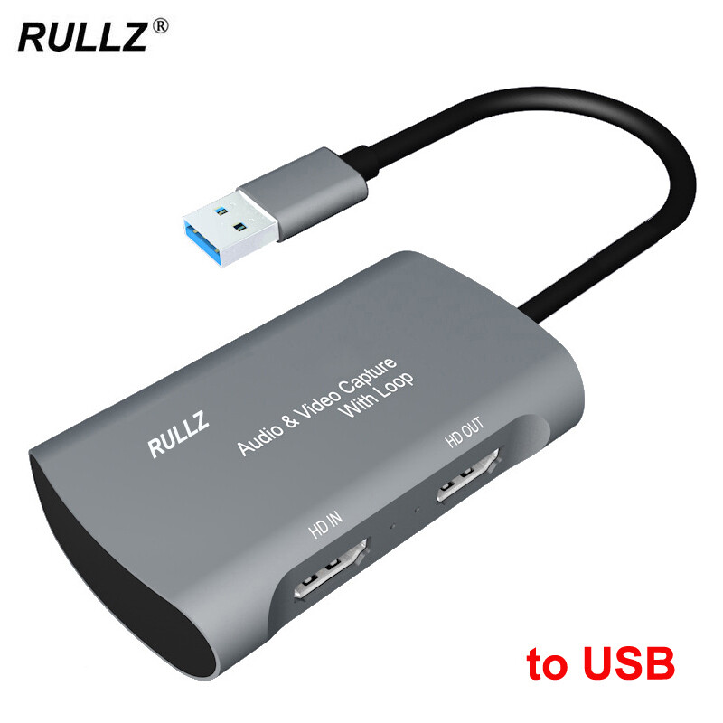 4K HDMI Video Capture Card TV Loop 1080P USB 2.0 MIC In Type C Game Record