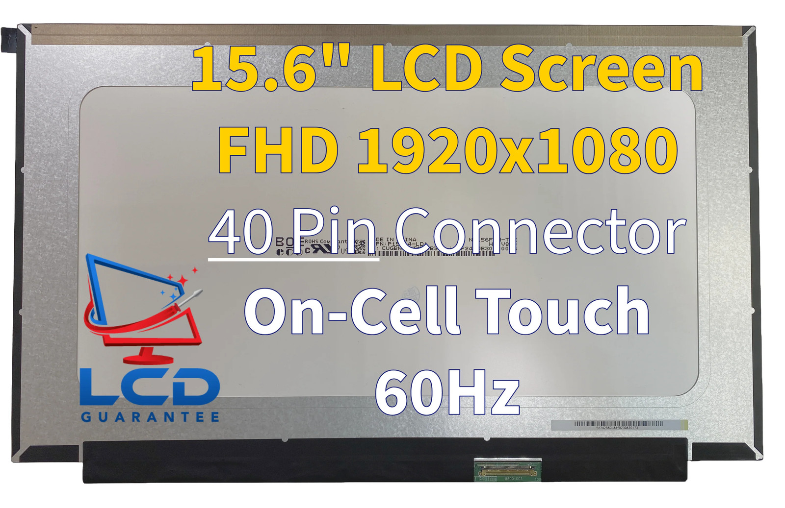 AUO B156HAK02.5 HW:2A 15.6″ FHD 60Hz On-Cell Touch Laptop LCD Screen