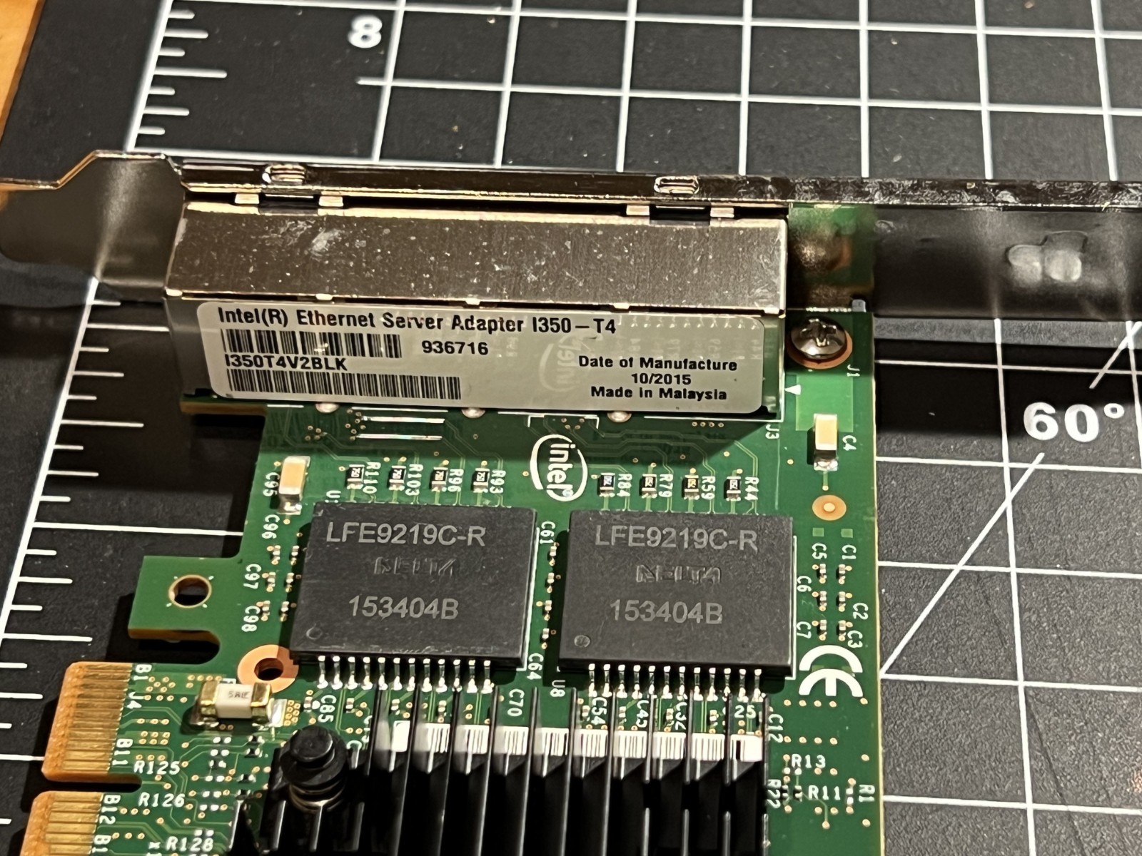 I350T4V2 Original Intel 1GbE Ethernet Server Adapter I350-T4V2 Free Shipping