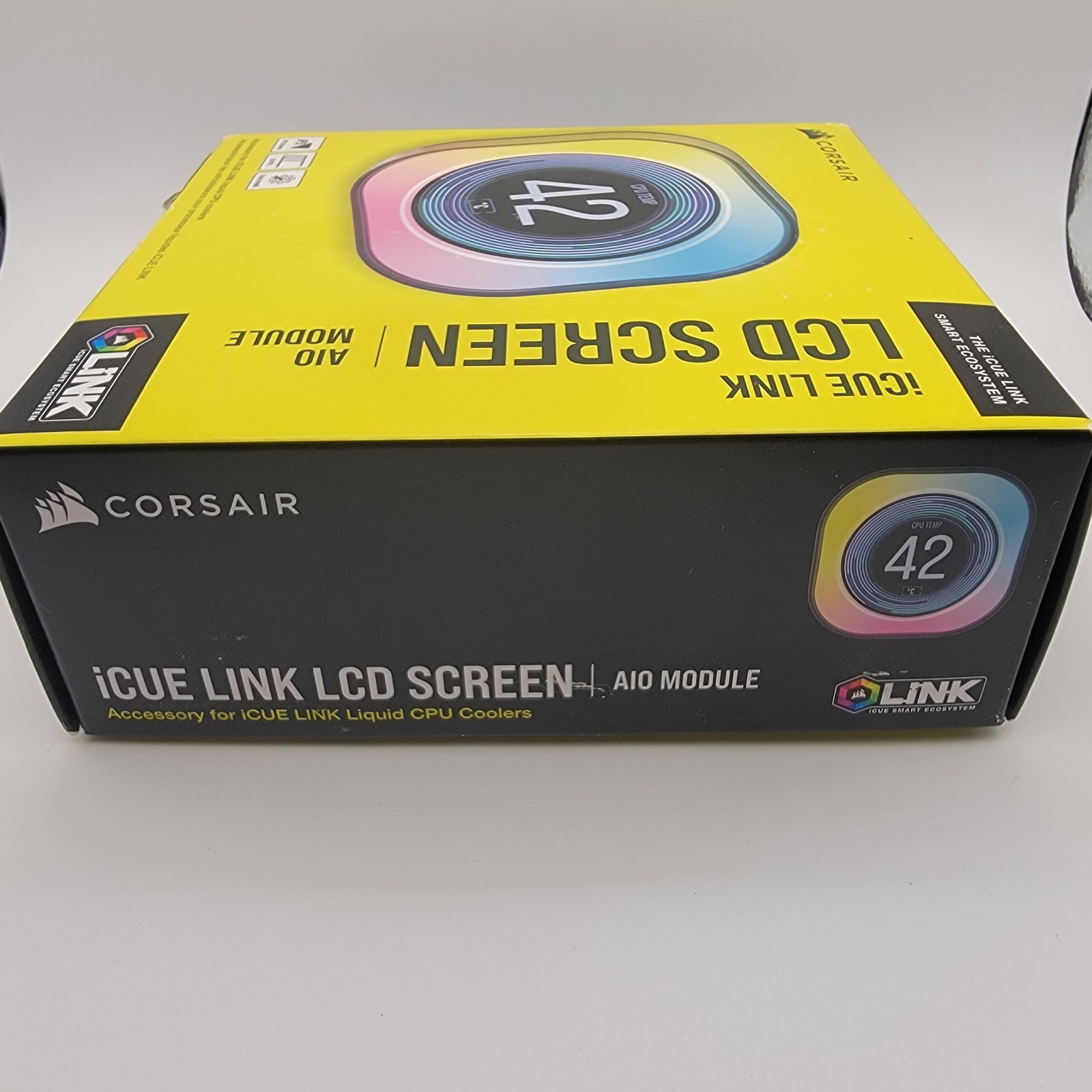 CORSAIR iCUE Link AIO LCD Screen Module – 2.1” IPS LCD Screen – Open Box