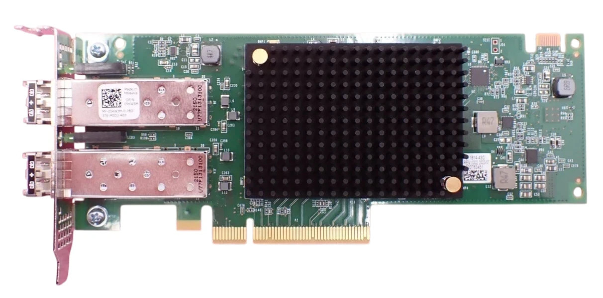 NEW Dell Emulex LPe35002 Dual Port 32Gb FC SFP+ Host Bus Adapter HBA LP HH 5KW3M