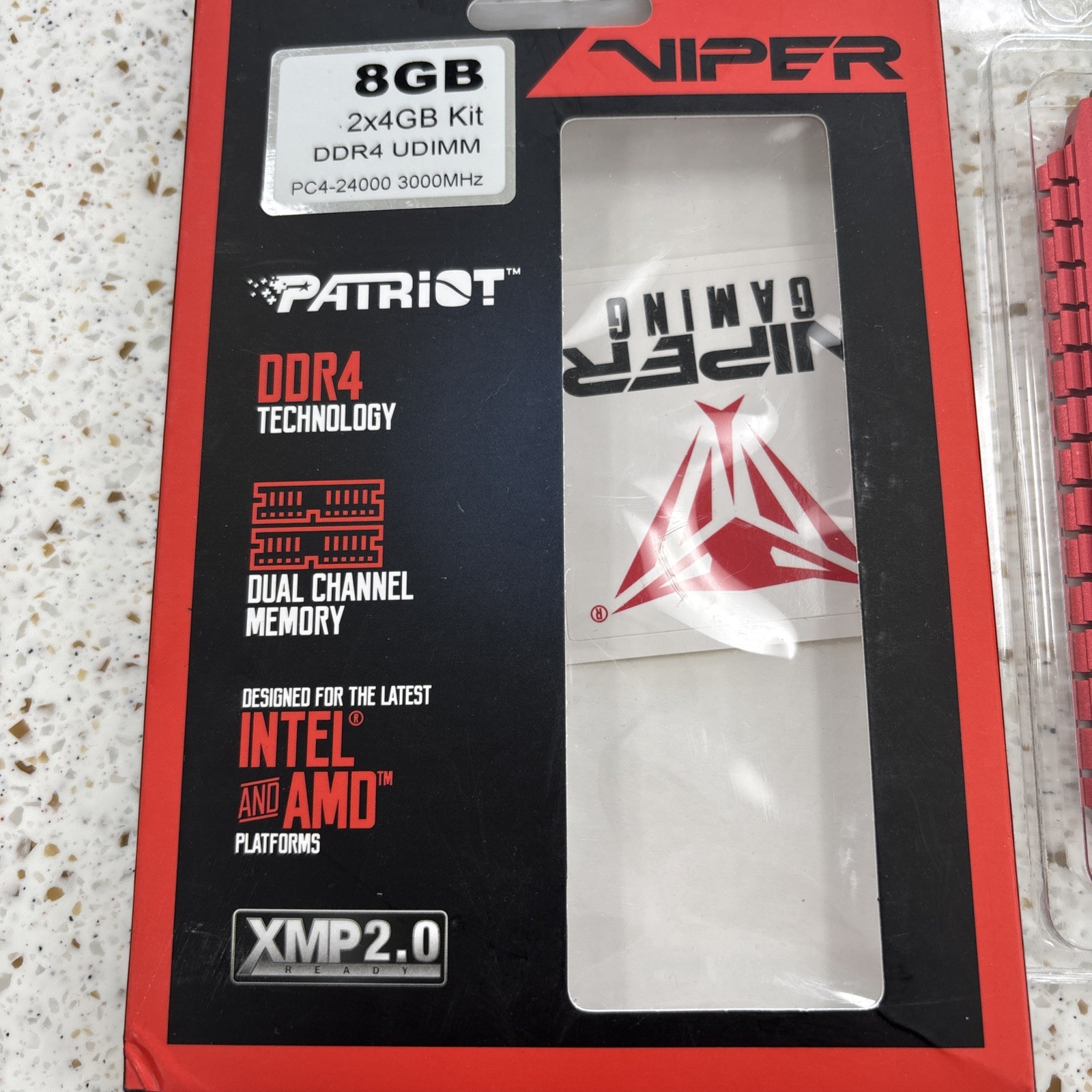 Viper Patriot DDR4 Dual Channel Memory 2x4GB