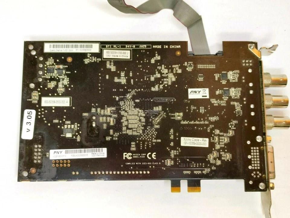 VERY GOOD NVIDIA PNY QUADRO GRAPHICS TO SDI OPTION VCQFXSDIOPT2 VIDEO CARD BOARD