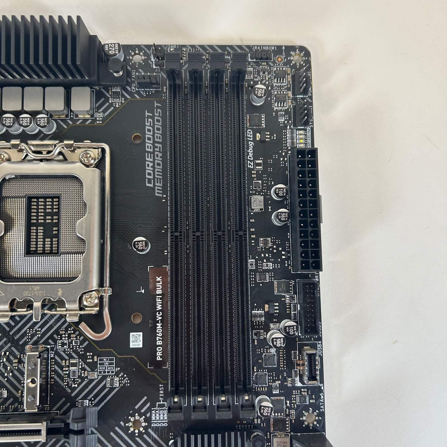 MSi PRO B760M-VC WIFI BULK LGA 1700 w/IntelCore i5-13400F DDR5 Motherboard CPu C