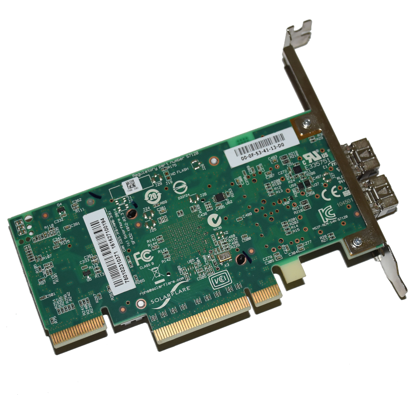 Solarflare S7120 2-Ports 10GbE SFP+ Adapter SF432-1012 SFN7122F SFC9120 SFN7501