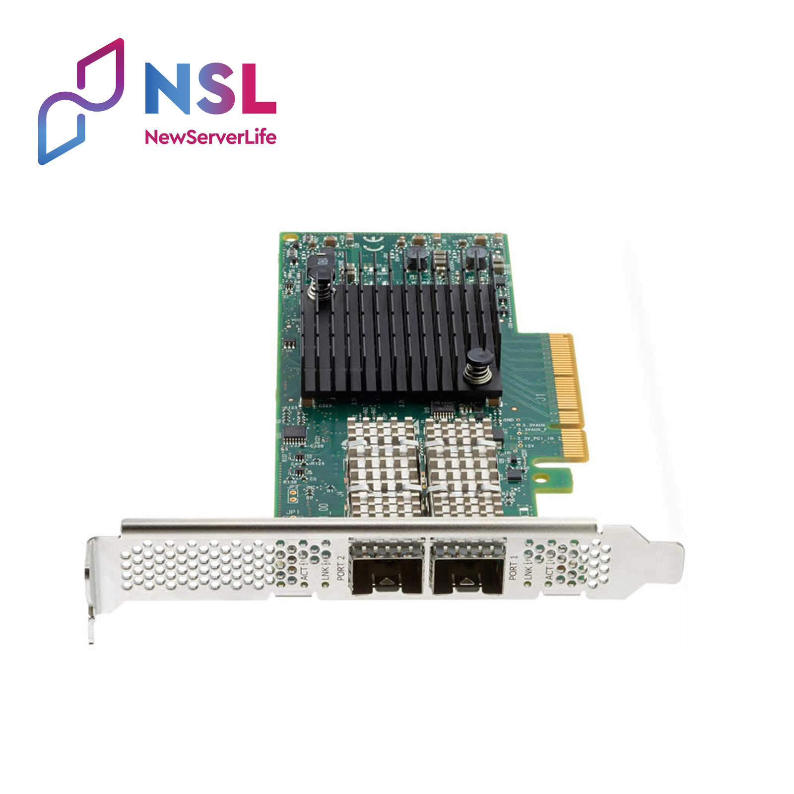 HPE Mellanox MCX4121A-ACUT 10/25GbE 2-Port SFP28 PCIe High Profile 840140-001