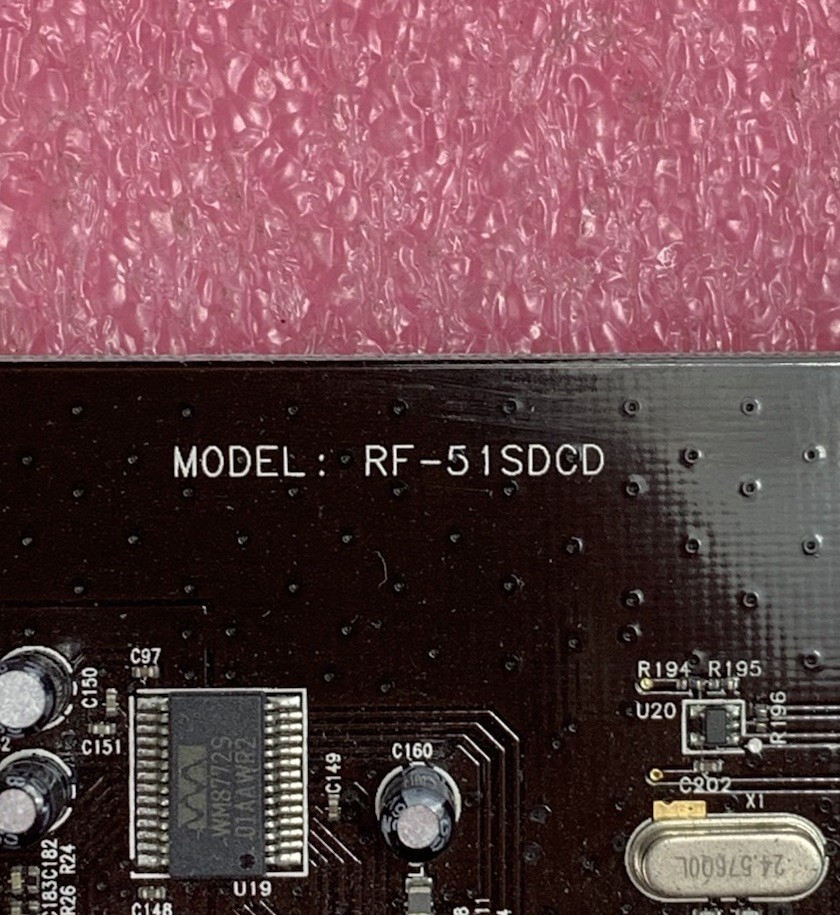 Rocketfish RF-51SDCD Surround Sound Audio Card