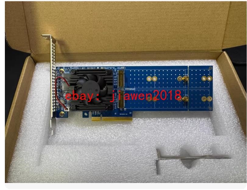 PEX88024 M.2 NVMe SSD PCIe x8 Adapter WITH PLX88024 PCI-E 4.0 4 Port M.2 US
