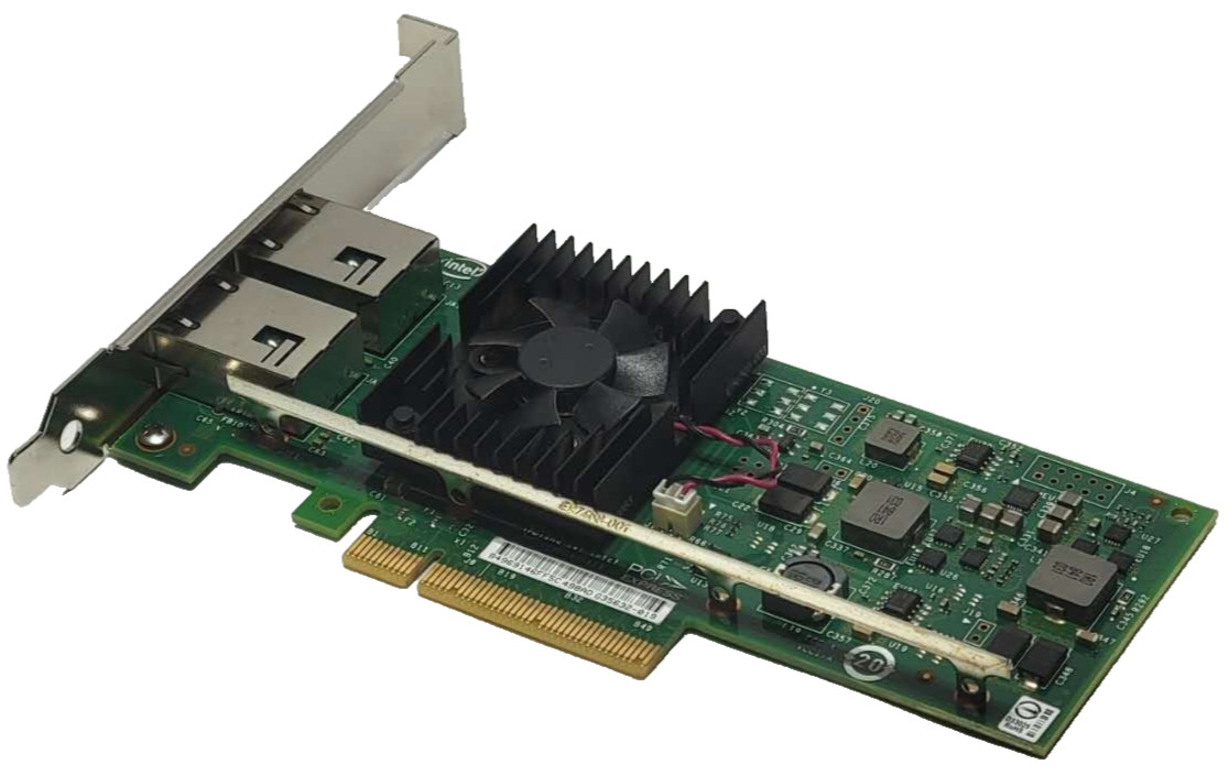 Dell Intel X540-T2 Dual Port 10Gb Network Adapter K7H46 3DFV8 High Profile