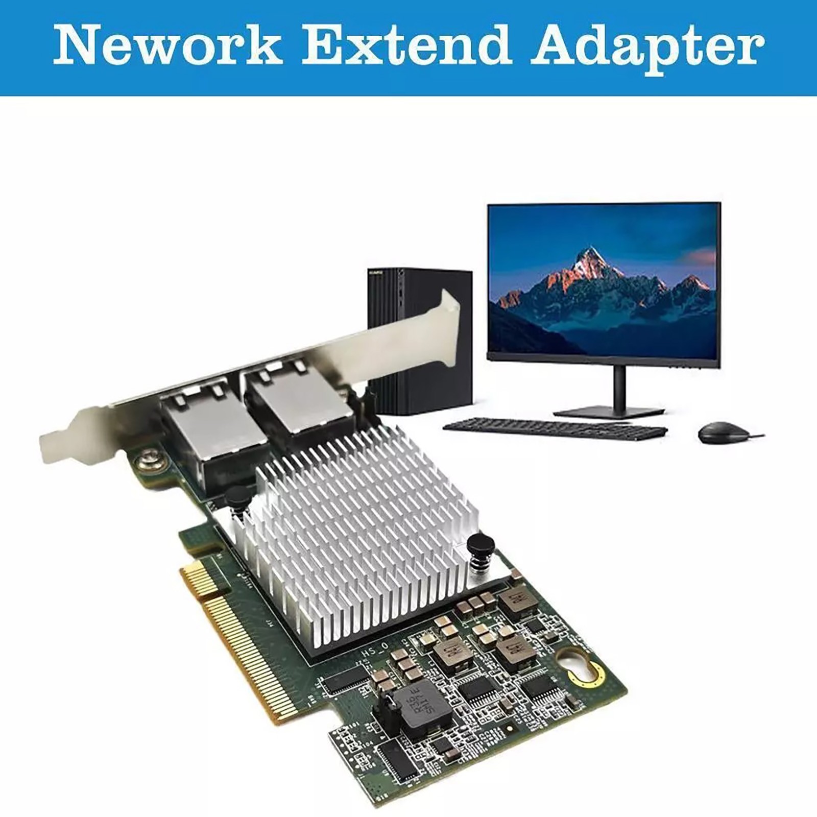 For Intel X540-T2 10G RJ45 2-Ports PCI-Express Ethernet Network Adapter Card Lot