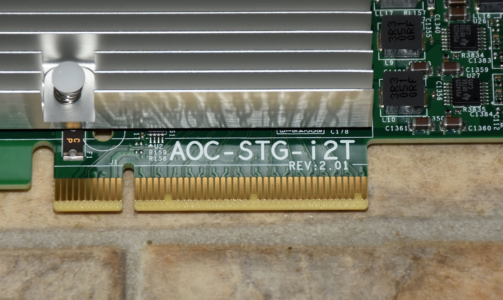 Supermicro AOC-STG-i2T Dual Port 10GBASE-T RJ-45 Adapter High Profile Bracket