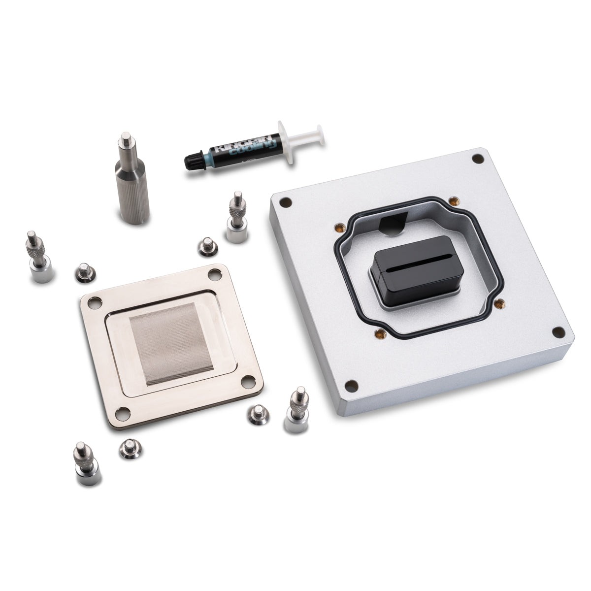 Optimus Signature V3 PRO Intel CPU Block (Black, Copper Cold Plate) – Brand New