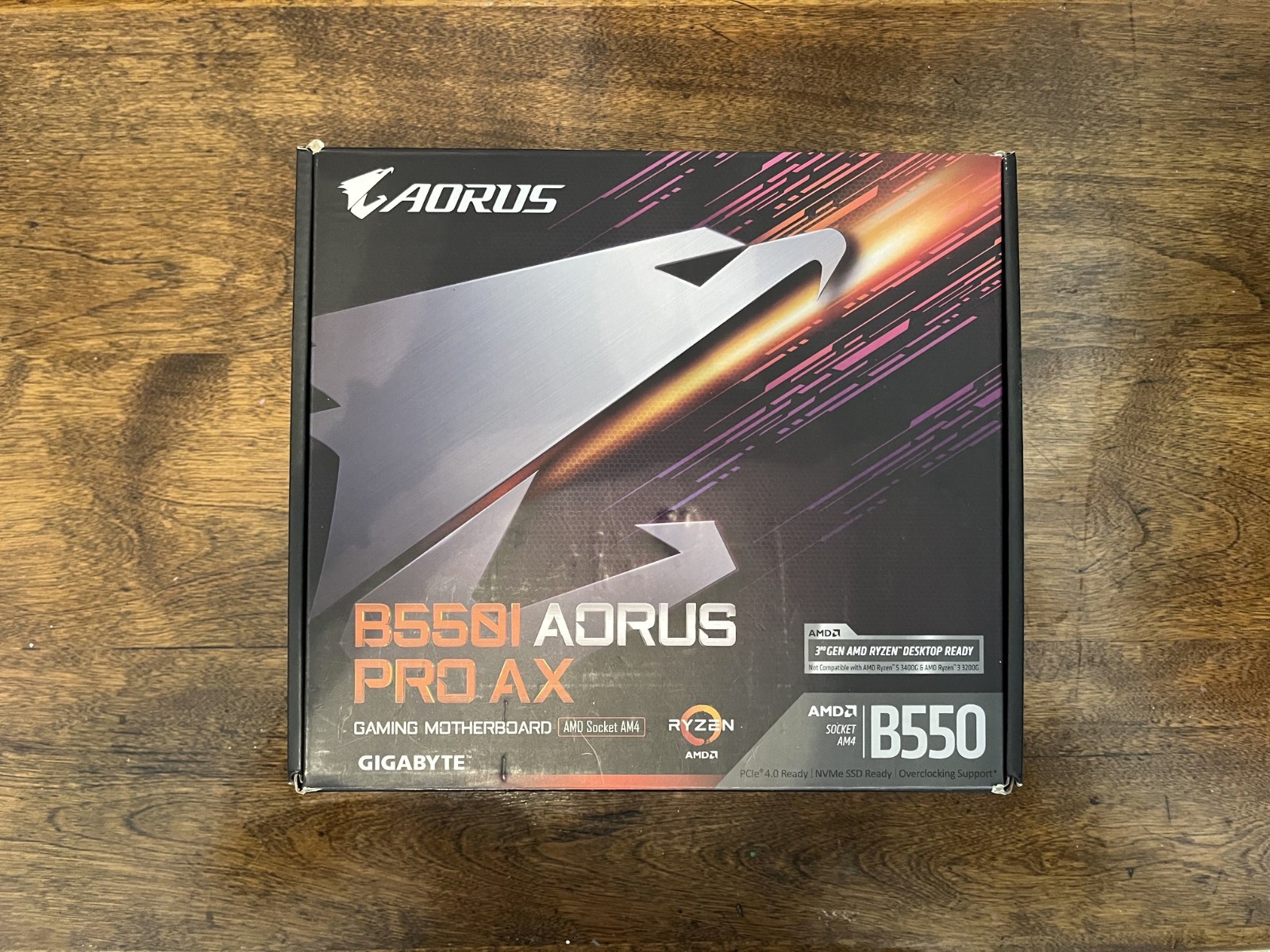 GIGABYTE B550I AORUS PRO AX AM4 Mini-ITX Motherboard Bundle w/ CPU & 16GB RAM