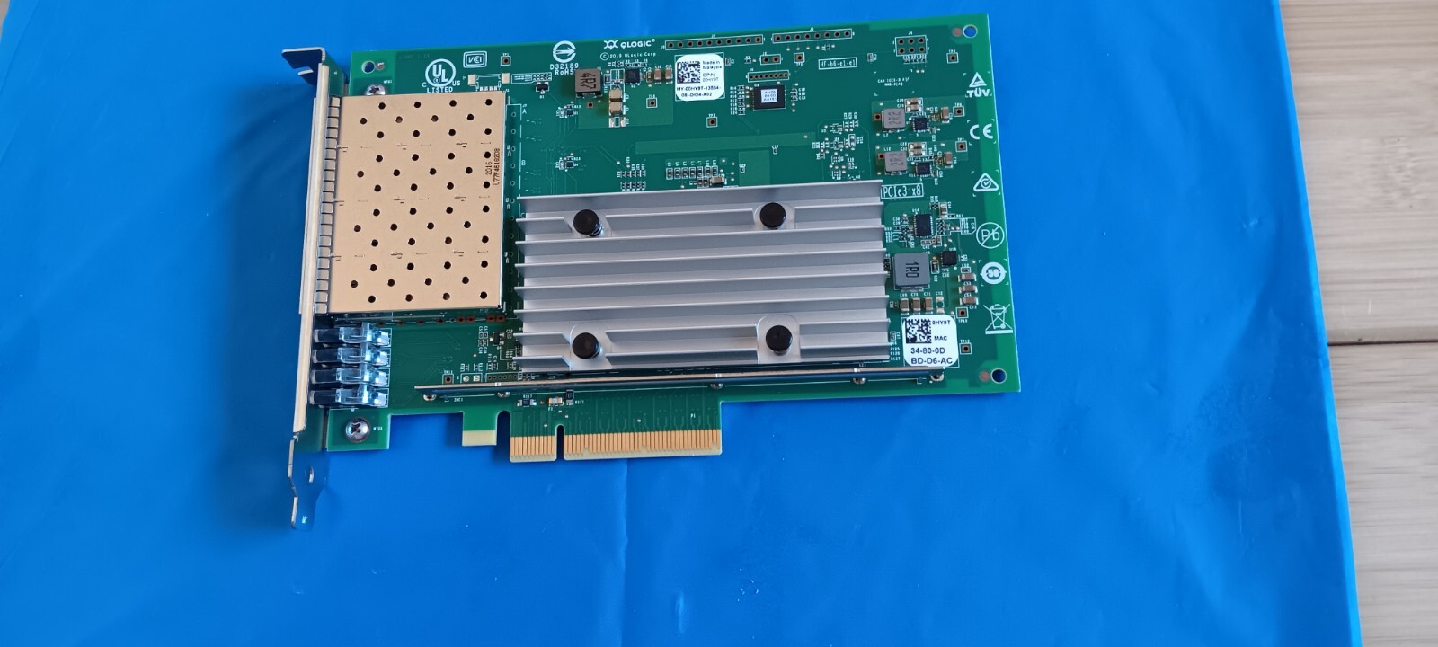 Dell QLogic QL41164 10Gb SFP+ Quad Port Full Height – 0HY9T (IWARP and ROCEv2)