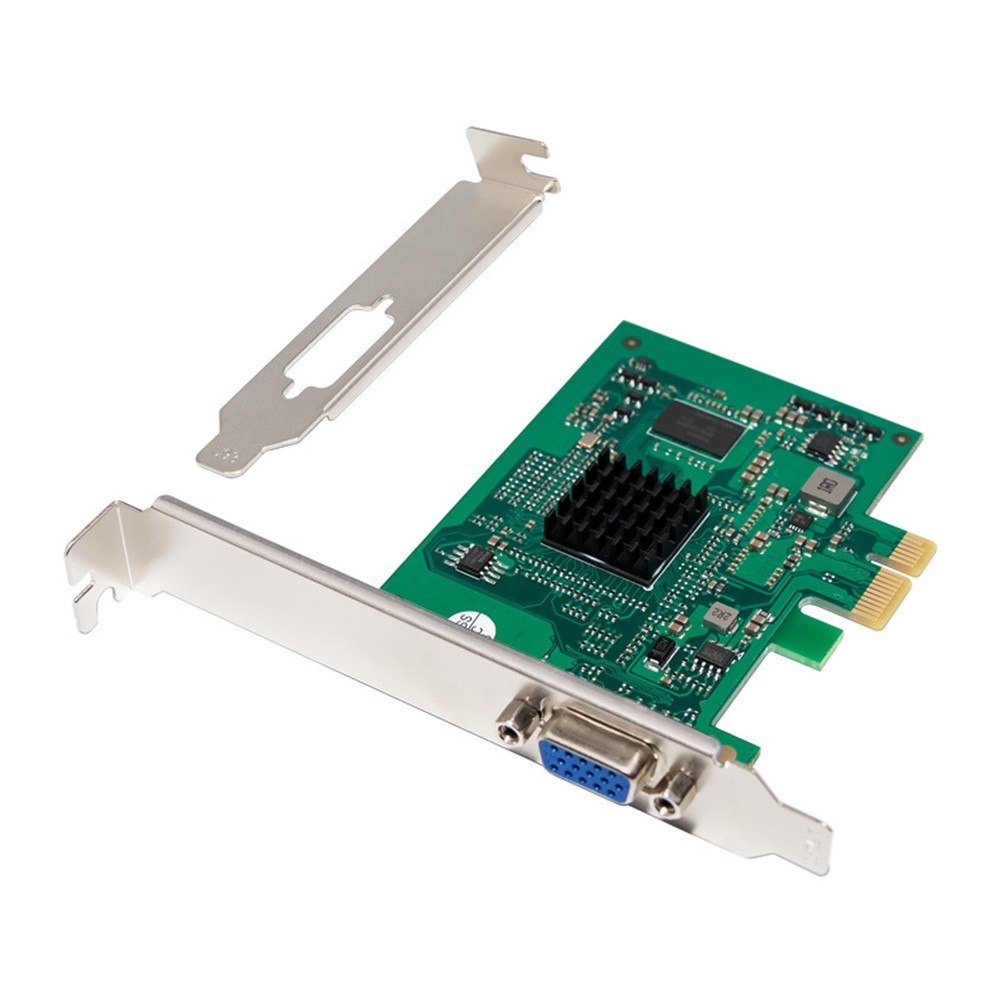 ST425 PCIe X1 AST2400 2K VGA Card 1920 X1200 32bpp@60Hz for Win10/Win 115190