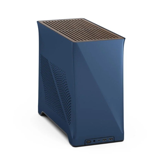 Fractal Design Era 2 Midnight Blue Anodized Aluminum/Steel Mini-ITX Compact Case