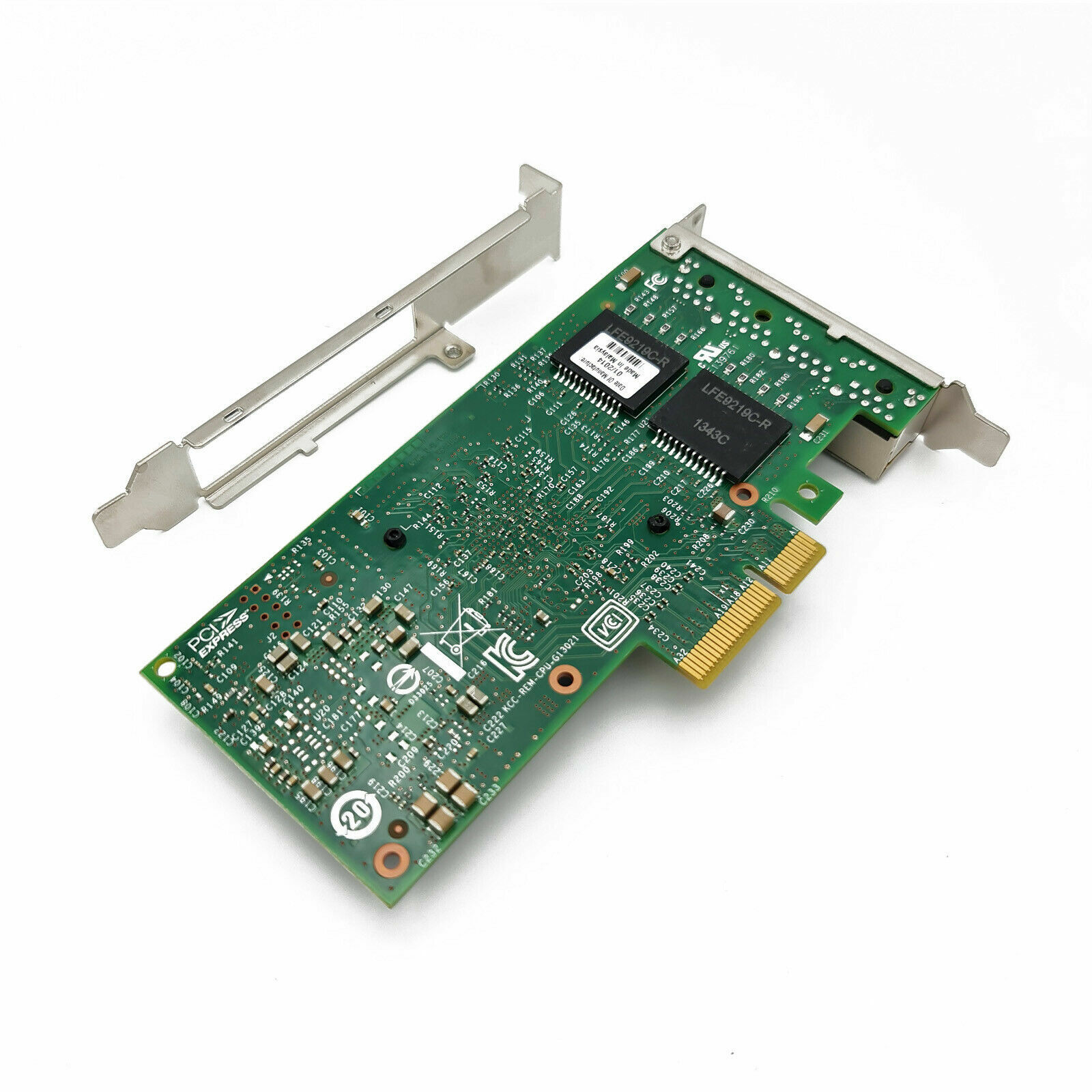 INTEL I350-T4V2 (CISCO UCSC-PCIE-IRJ45) QUAD PORT GIGABIT NIC w/BOTH BRACKETS