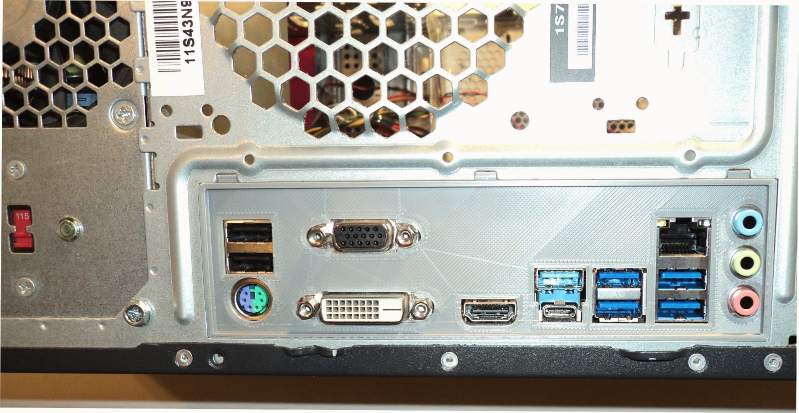 IO Shield for Asrock B450M PRO4 Motherboard IO I/O Backplate Rear Baffle