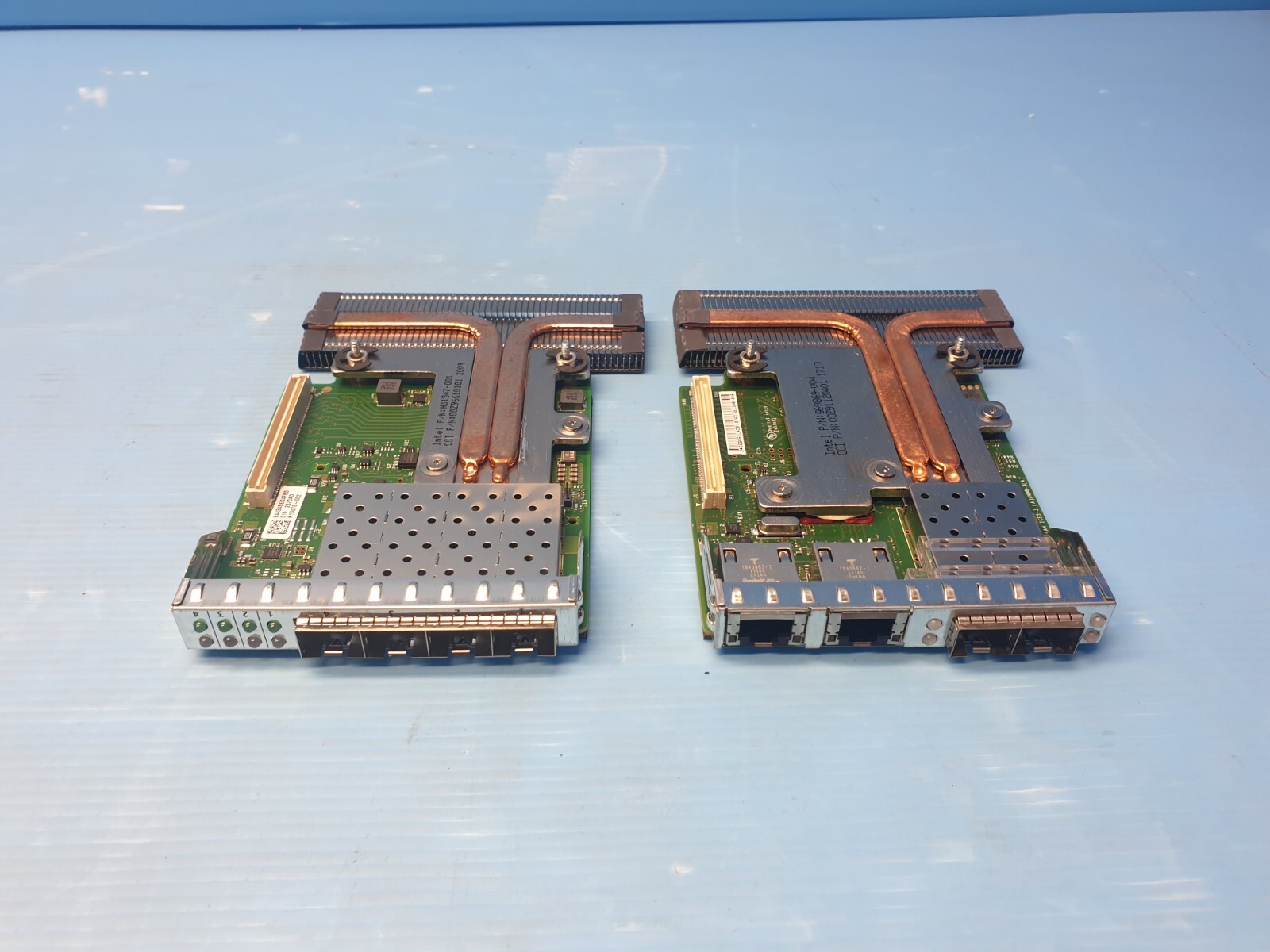 Dell 1x 068M95 1x 0C63DV Quad-Port 10GB SFP+ Network Daughter Card Lot of 2
