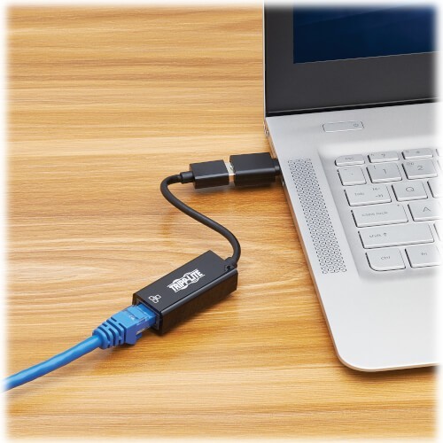Eaton Tripp Lite Series USB-C, USB-A to RJ45 Gigabit Ethernet Network Adapter (2