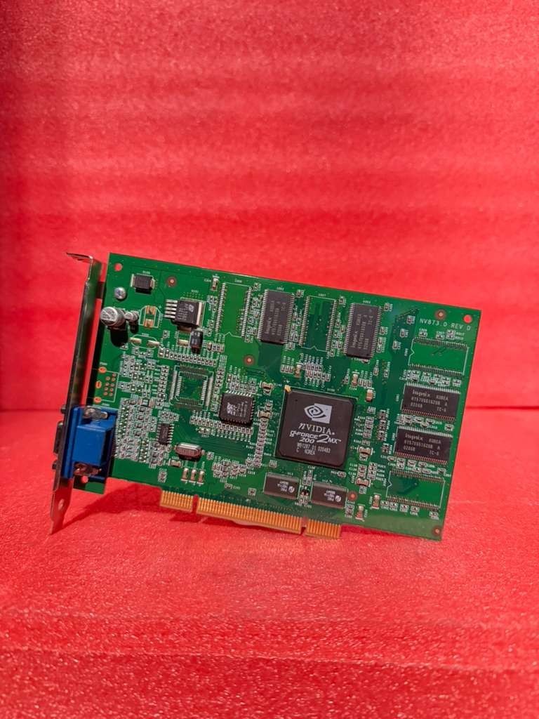Nvidia GeForce2 MX200 PCI 32MB Video Card Retro Vintage PC GPU