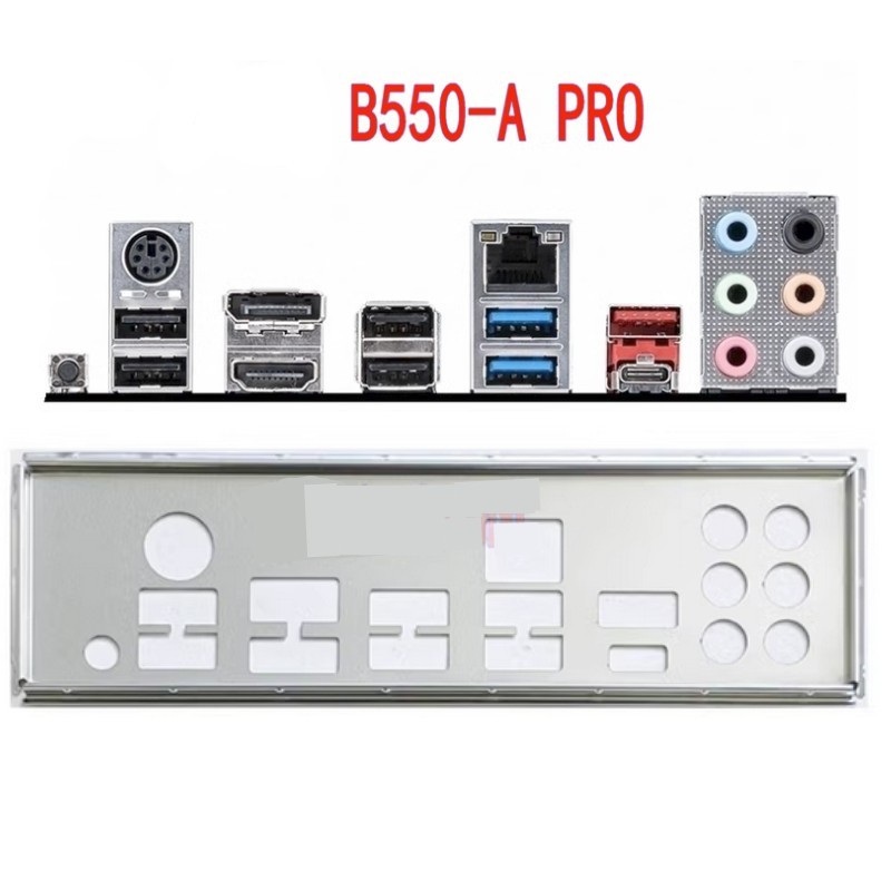I/O Shield For MSI B550-A PRO Motherboard Shield Back plate IO
