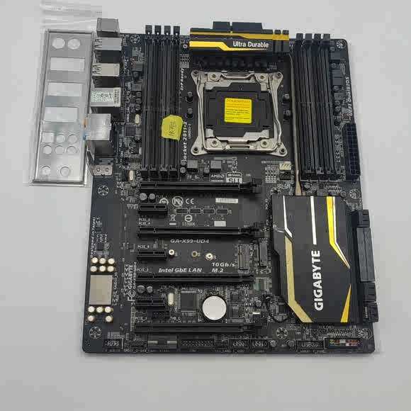 FOR GIGABYTE GA-X99-UD4 DDR4*8 LGA 2011-V3 128GB ATX Motherboard Test OK