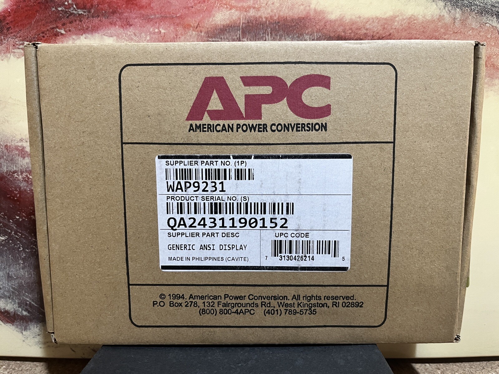 APC Accessory WAP9231 Replacement Display For Galaxy 3500 10KVA UPS Tower RTL