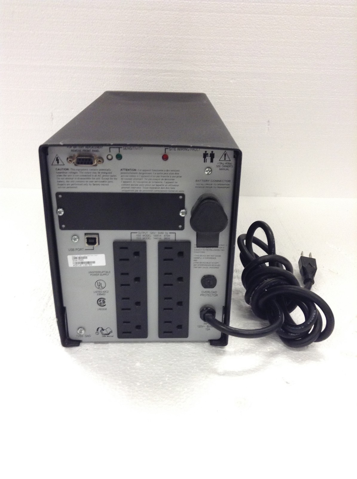 APC Smart-UPS 1500 SUA1500 Power Supply 1440VA 980W 120V, No Battery FREE SHIP