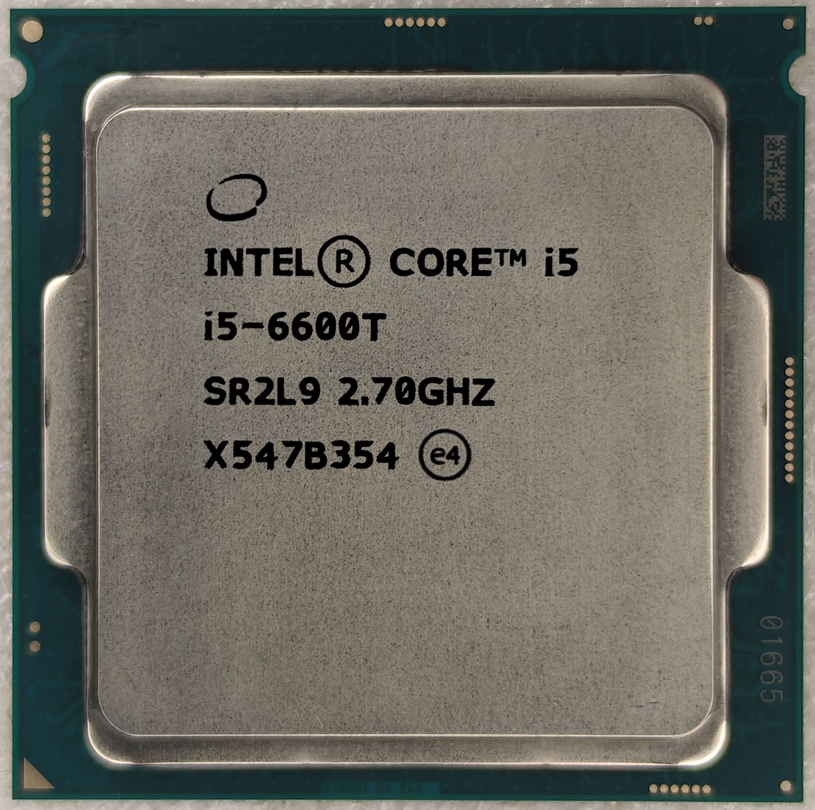 SR2L9 Intel Core i5-6600T 4-Core 2.70GHz 8.0GT/s LGA1151 35W 6MB CPU Processor
