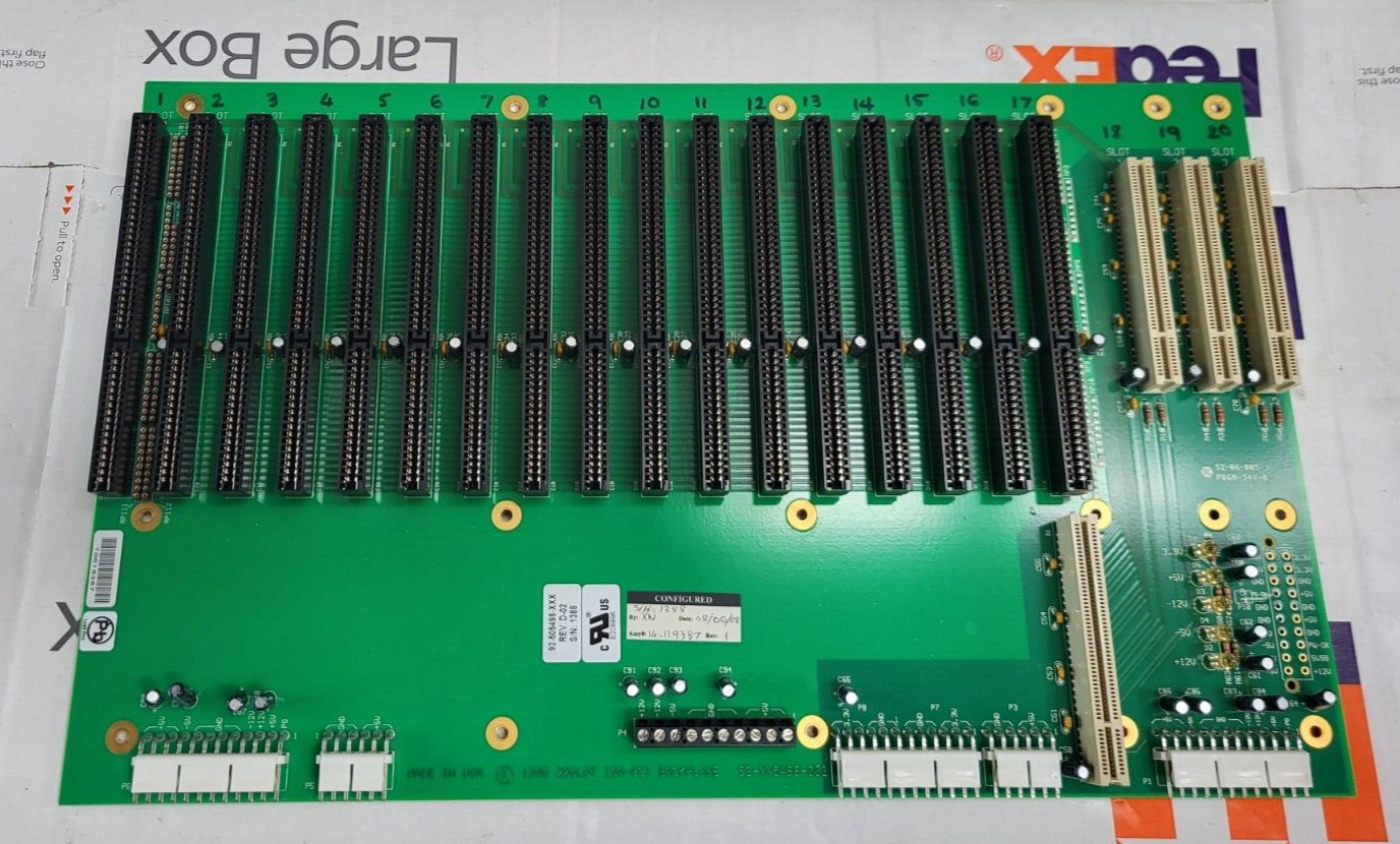 Trenton Tech 92-505498-XXX D 02 BACKPLANE (R4S7.5)