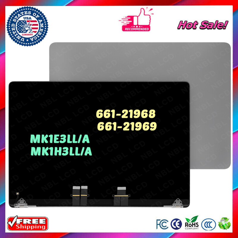 New LCD Screen Display Assembly For MacBook Pro 16″ M1 A2485 2021 Space Gray