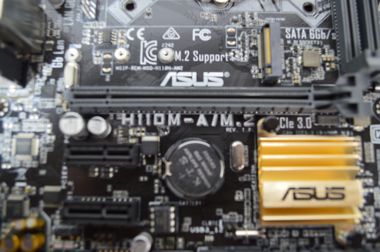 Asus H110M-A/M.2 Intel Socket LGA1151 DDR4 Micro ATX Motherboard w/IO Shield