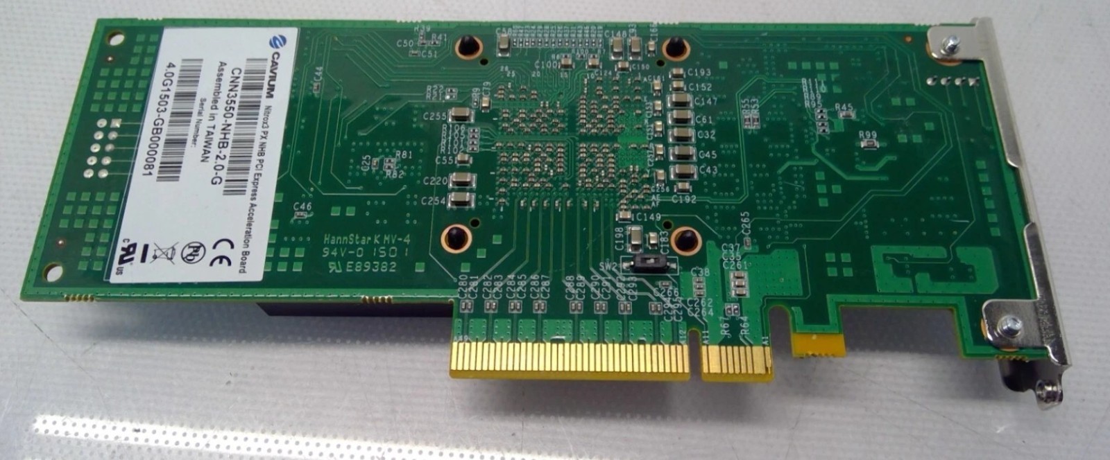 Lot of 2 CAVIUM CNN3550-NHB-2.0-G Nitrox3 PX NHB PCI Express Acceleration Board
