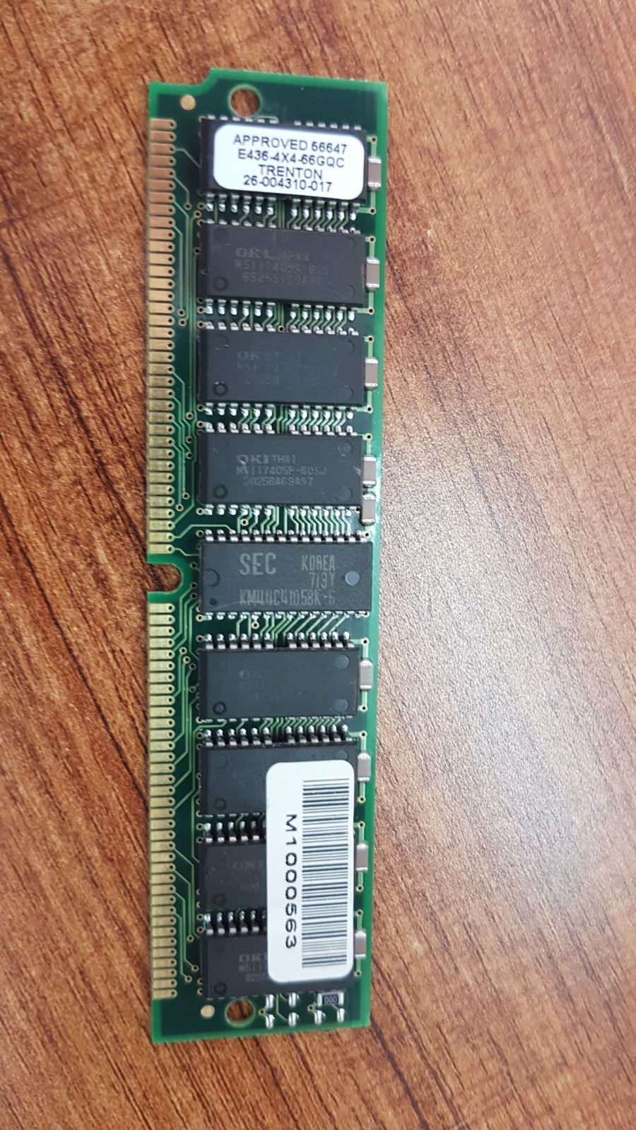 LOT OF 2 PCS. TRENTON 26-004310-017 E436-4X4-66GQC MEMORY