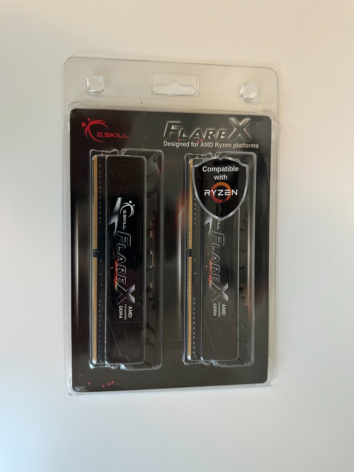 G.Skill F4-3200C14D-16GFX 16GB Flare X DDR4 3200MHz (B-Die) Memory Modules