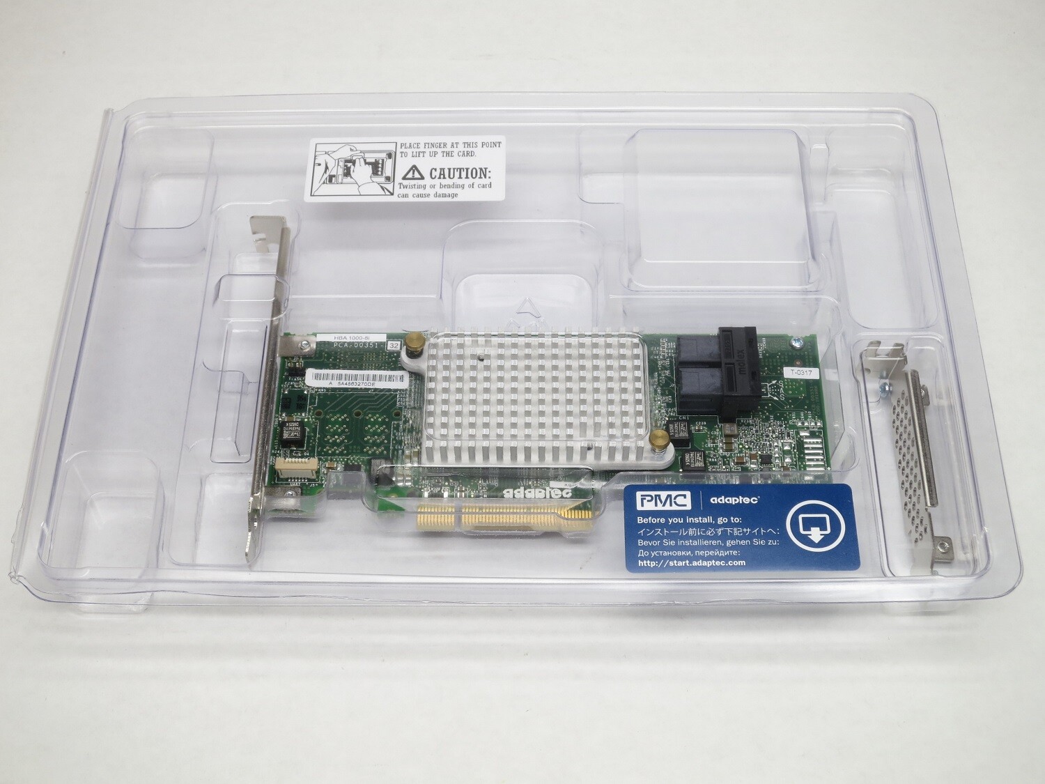2288300-R Microsemi Adaptec HBA 1000-8I 12Gbps 8-Port PCI-E 3.0 X8 SATA/SAS HBA