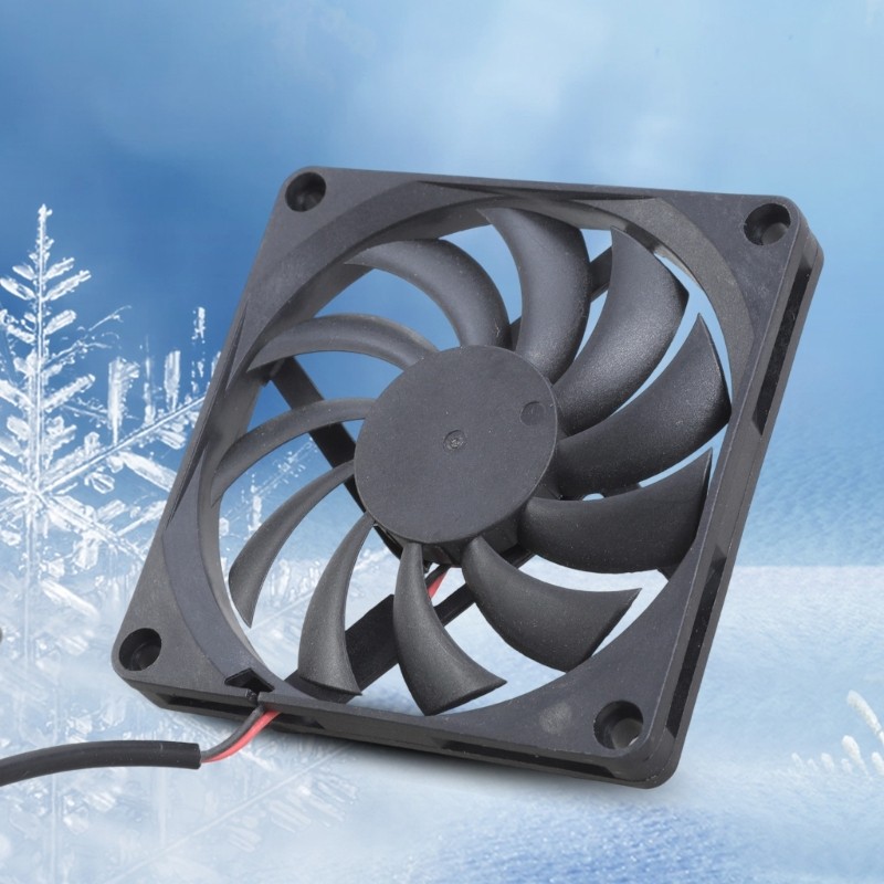 Silents 80mm Computer Case Fan USB Powered 5VDC For Electronics Cooling System