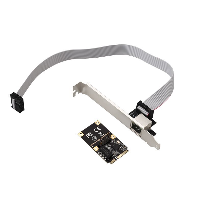 Mini PCI-e 2.5Gb/s Network Controller Card Full Duplex 10/100/1000Mbps Data Rate