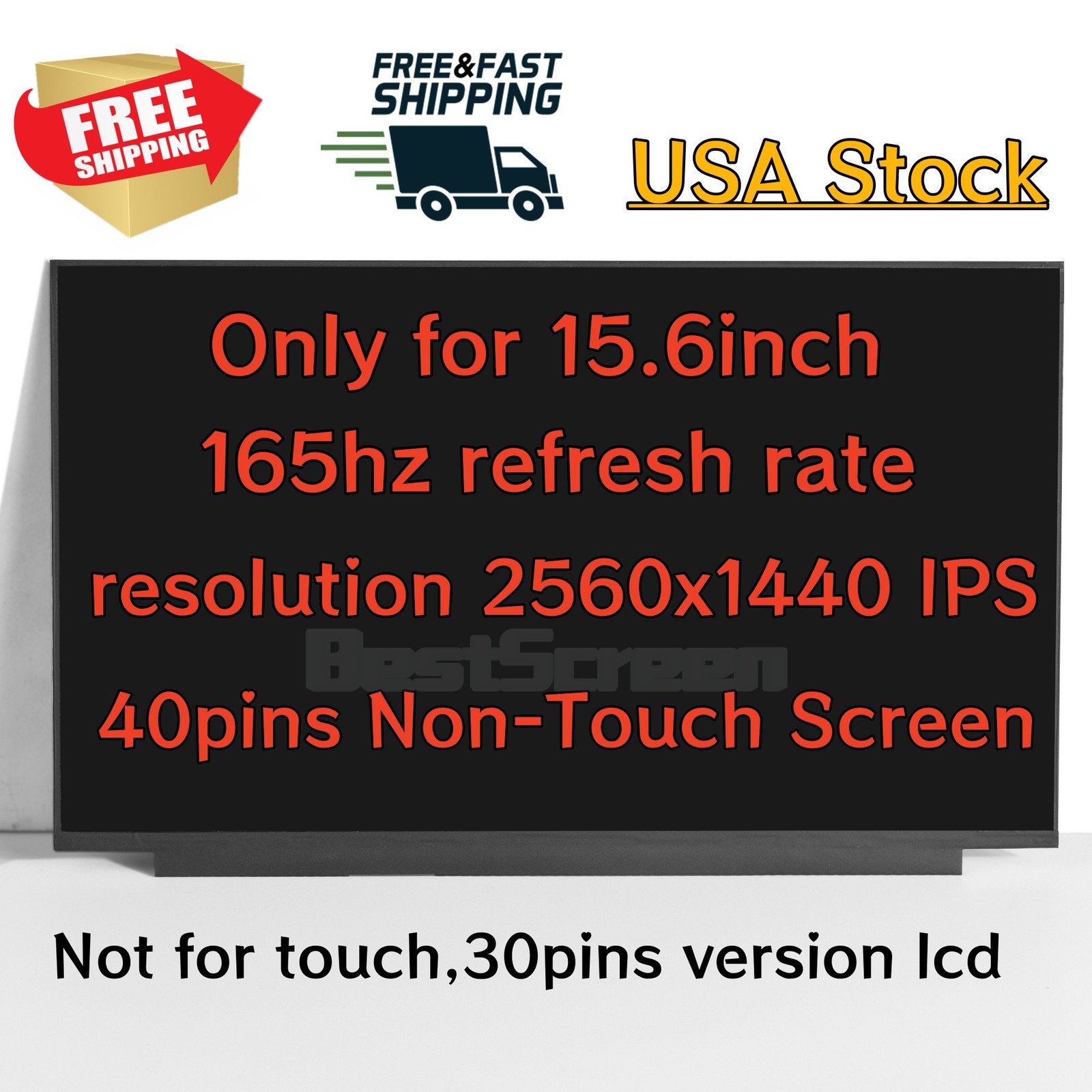 For ASUS Rog G513R G513RM G513RW 2560×1440 165hz IPS QHD IPS LCD Screen Display