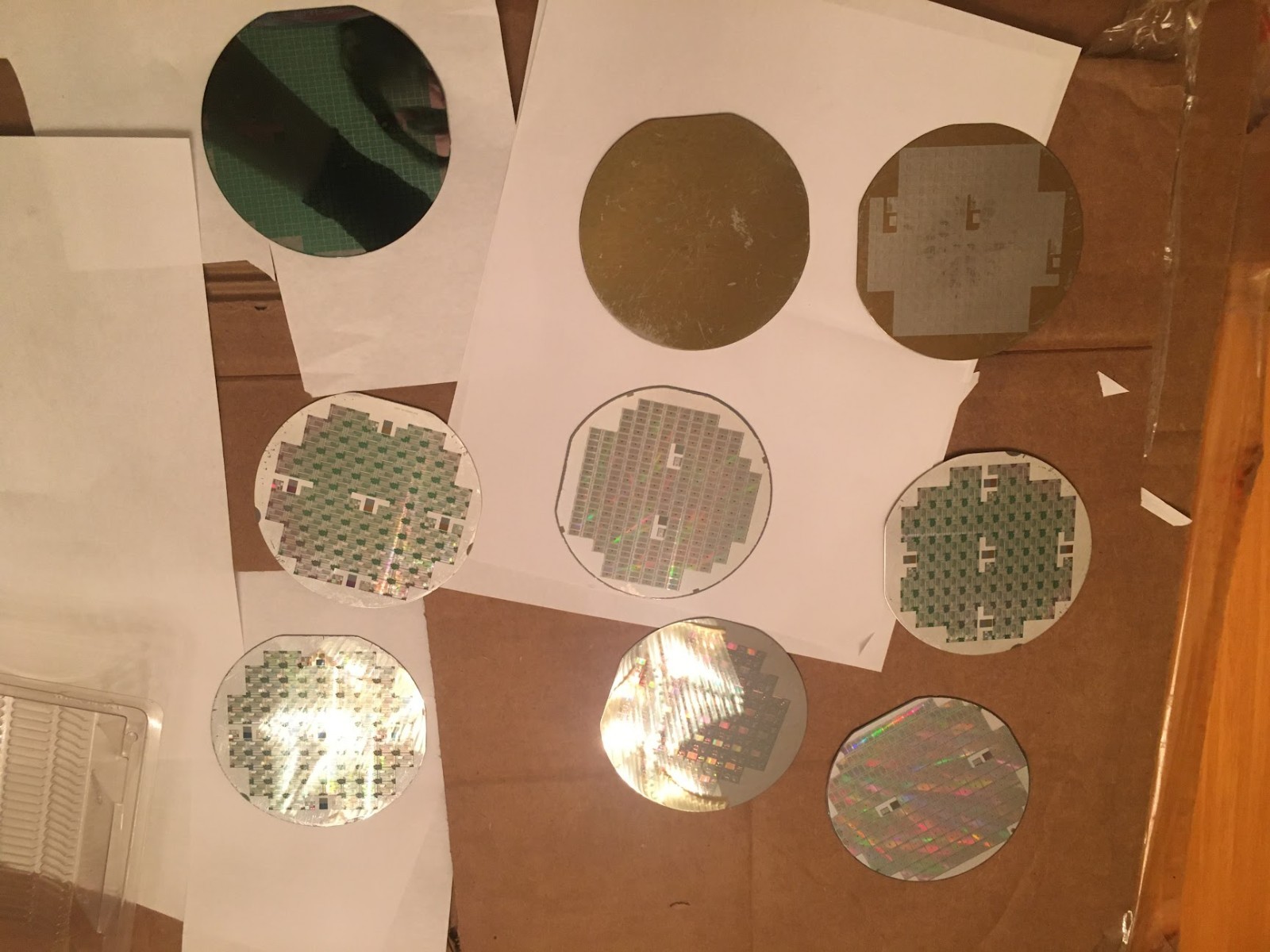4″ Unknown Silicon Wafer 1980s Extremely Rare