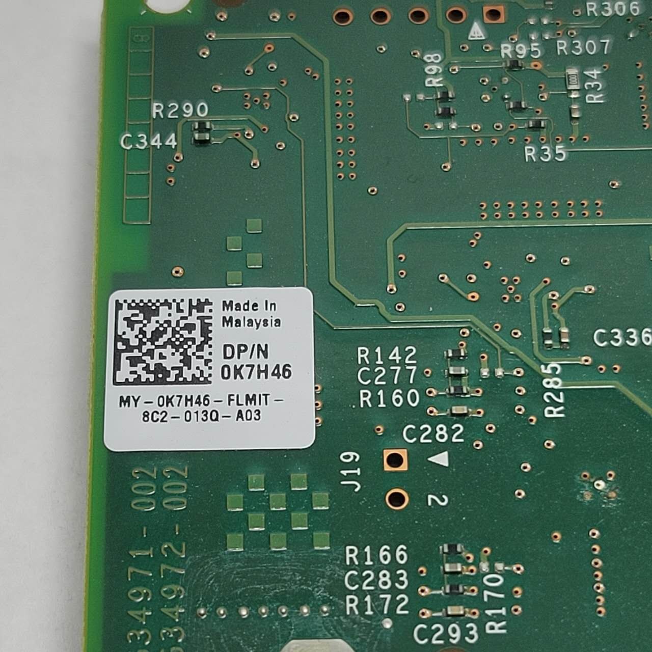 Dell Intel X540-T2 Dual Port 10Gb Network Adapter K7H46 3DFV8 High Profile