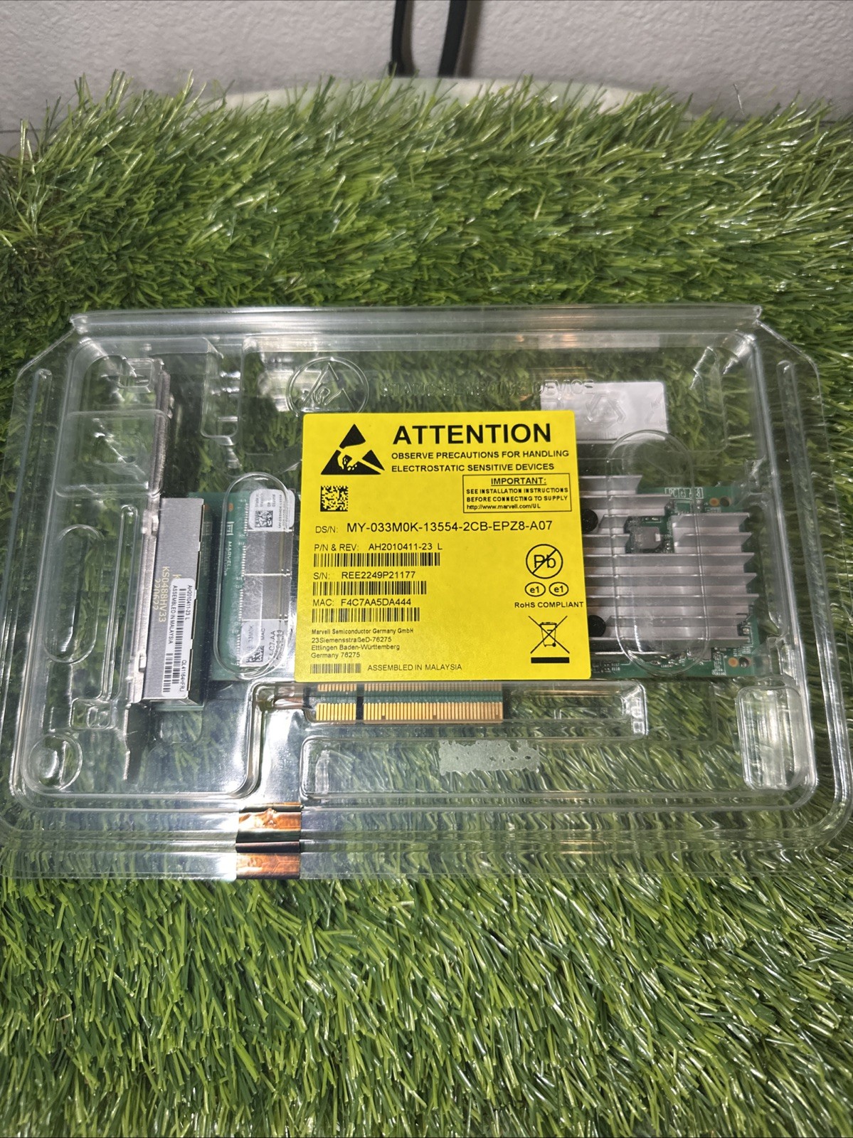 Dell Qlogic QL41164HFRJ Quad Port 10GbE RJ-45 10GBase-T Network Card 33M0K