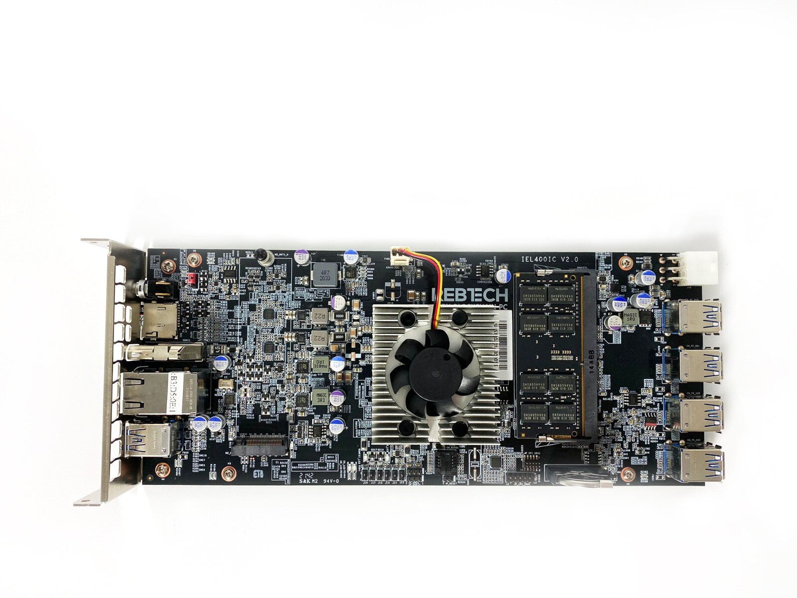 REBTECH VER 3.0 INTEL J6412 8 GPU AI + ML + Deep Learning Node